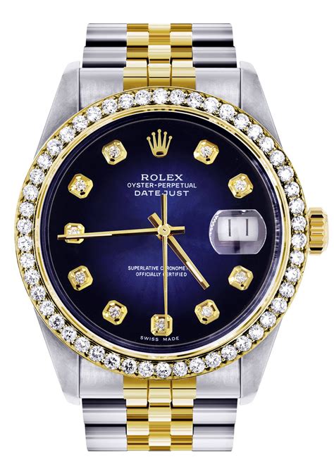 mens diamond rolex for sale